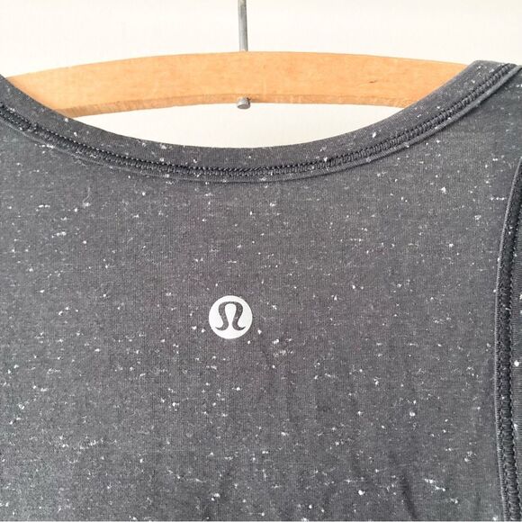 Lululemon Goal Up Tank Black / White‎ Speckle Size S - Picture 7 of 7